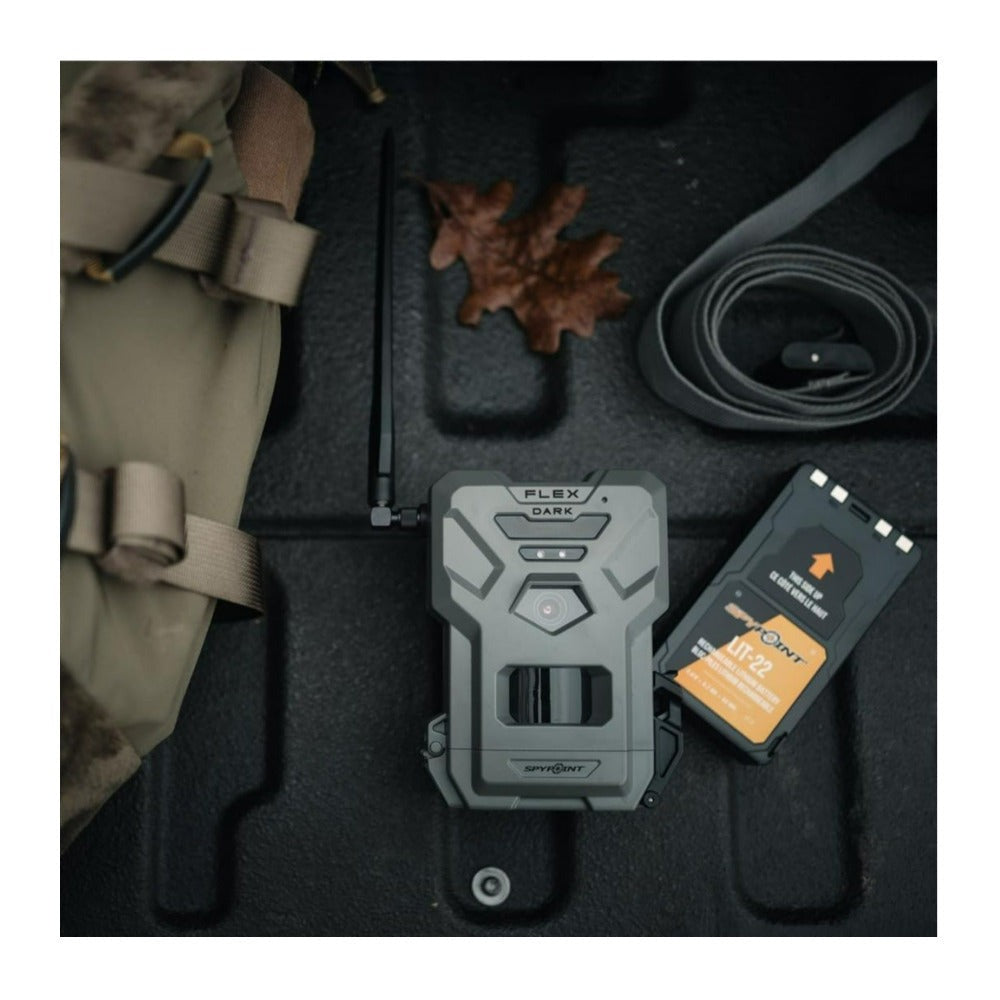 Spypoint Flex Dark GPS Cellular Trail Camera (2 Pack) and Accessories Bundle