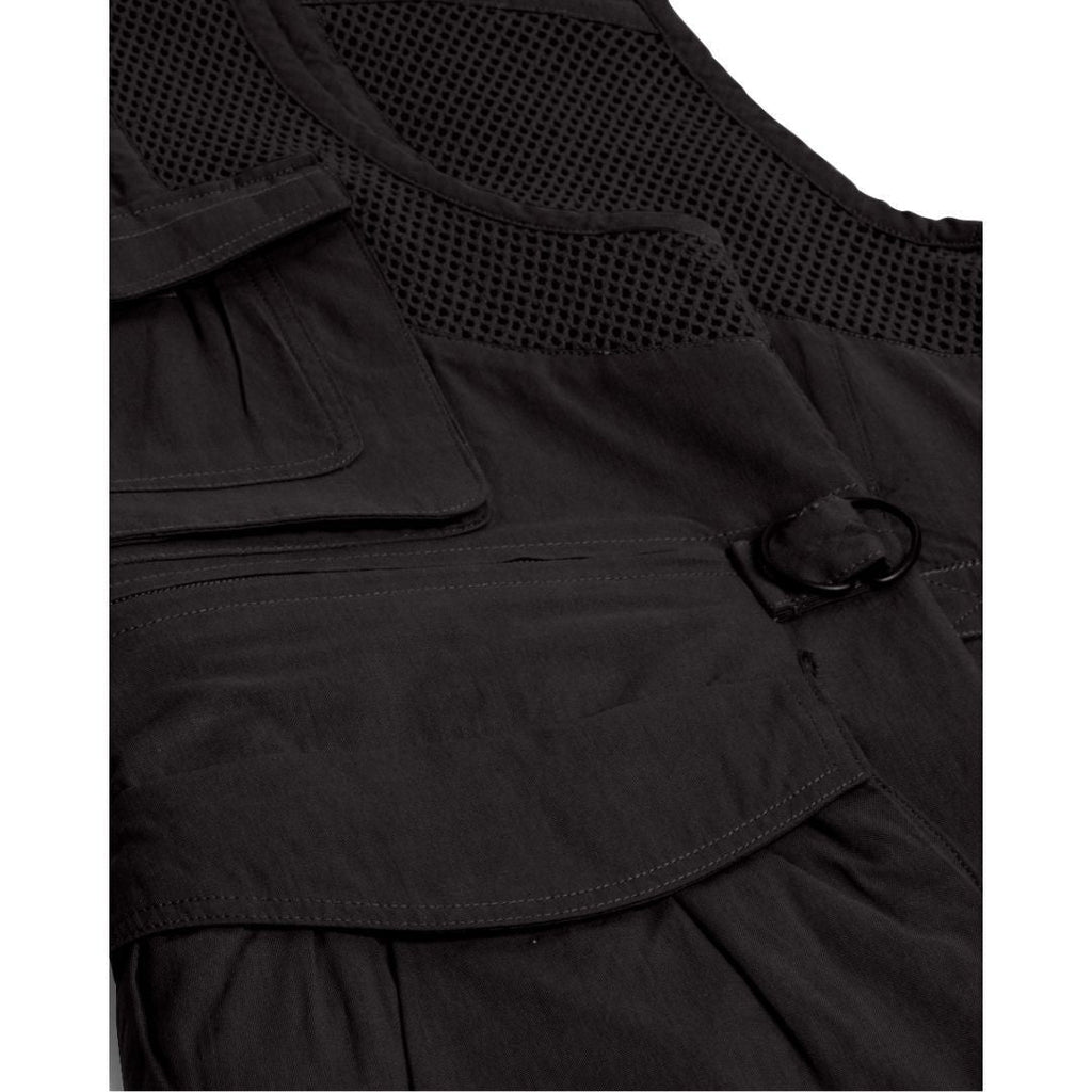 DOMKE PhoTOGS Vest with 100 Percent Cotton, 12 Pockets and Padded Collar (Black, Small Size)