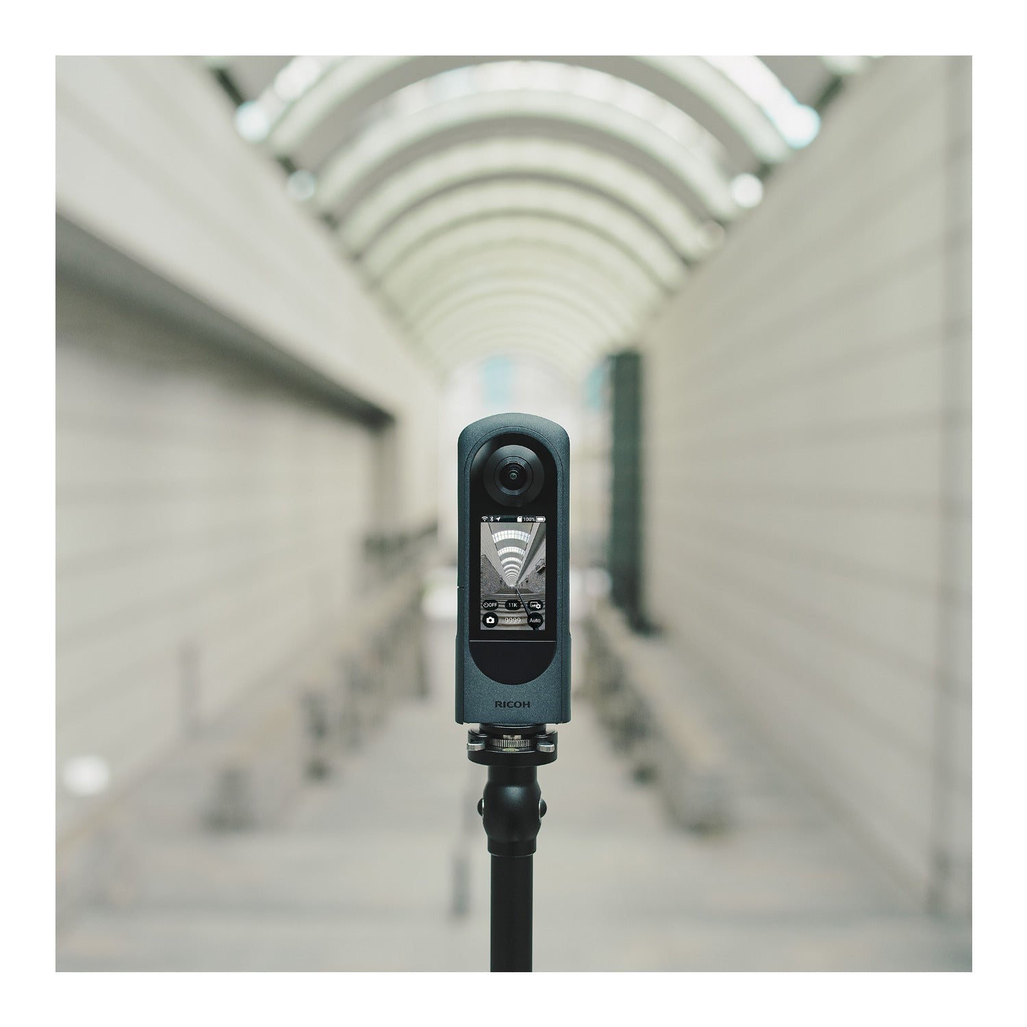 Ricoh THETA X 360-Degree Camera with TD-2 Telescopic Stand and Lens Cap Bundle