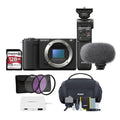 Sony Alpha ZVE10 II | APS-C Interchangeable Lens Mirrorless with 16-50mm Lens Kit | Designed for Content Creators | Black with Sony Creator Accessory Kit II bundle