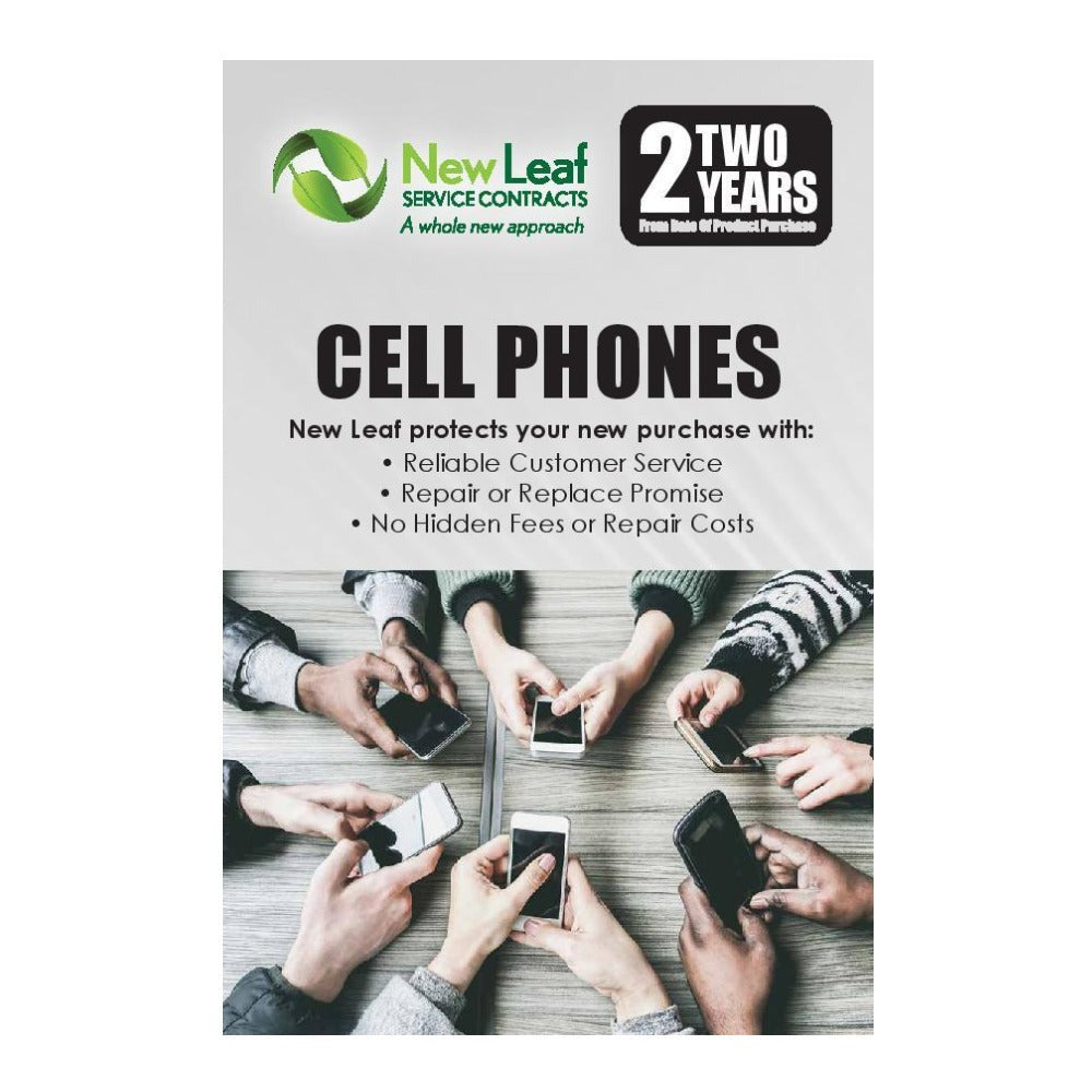 New Leaf 2-Year Cell Phones Service Plan for Products Retailing Under $250