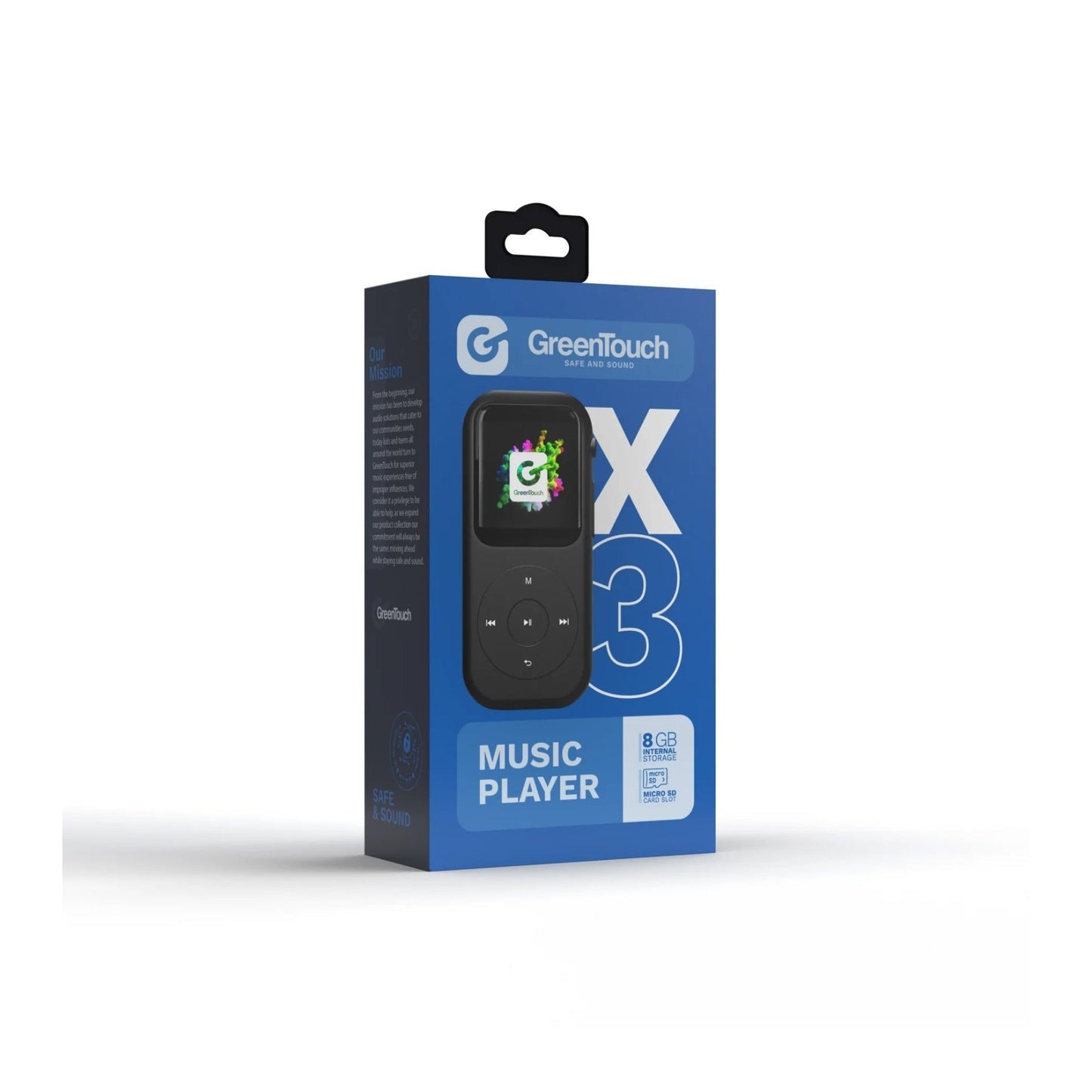 Greentouch X3 32GB Kosher MP3 Player with Touch Buttons (Black)