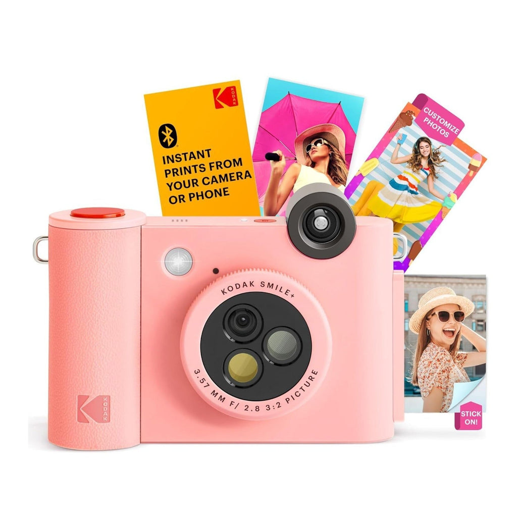 KODAK Smile+ Digital Instant Print Camera with Effect-changing Lens (Pink)