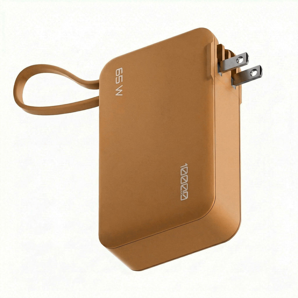 ReelCharge 10,000 mAh 65W Power Bank Flex (Orange)