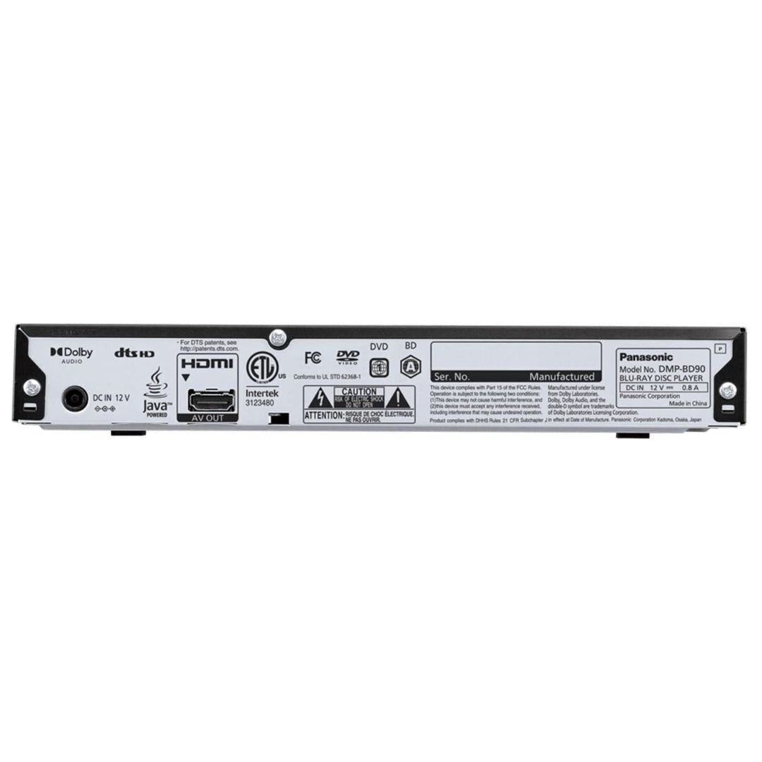 Panasonic DMP-BD90P-K Blu-ray Player, Full HD, Dolby Digital (Black) (Certified Refurbished)