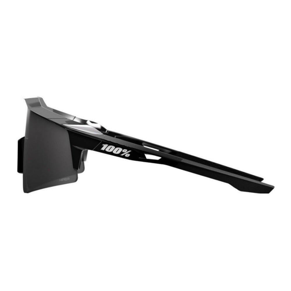 100% Speedcraft SL Soto1 Sunglasses Black Chrome TR90