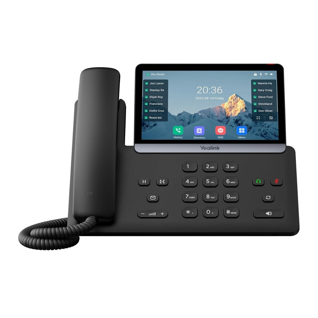 Yealink SIP-T87W Wi-Fi SIP IP Desk Phone with Bluetooth (Without Power Adapter)