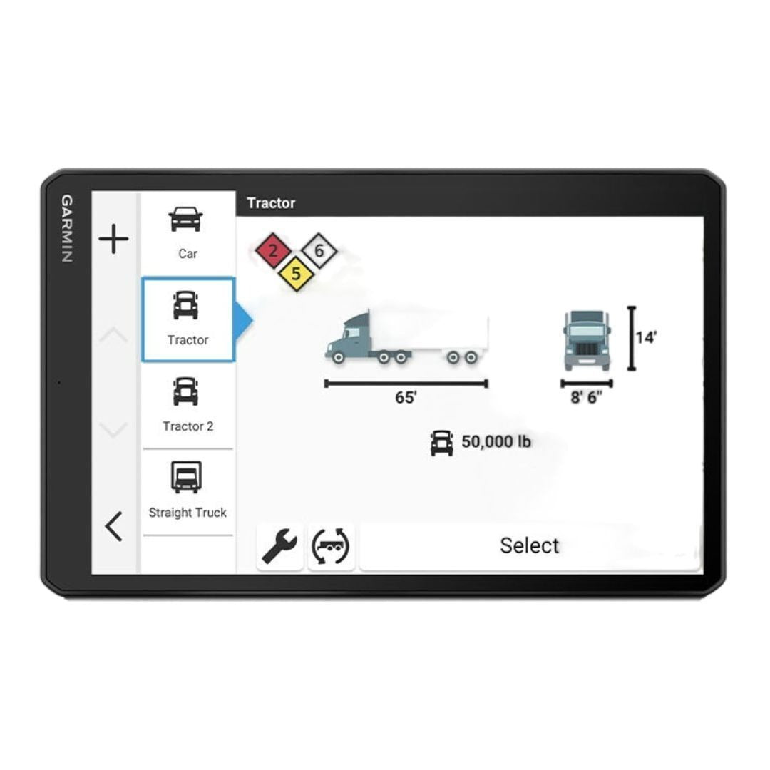 Garmin dezl OTR720 GPS Truck Navigator with 7-Inch 1024p Touchscreen Display (Black)