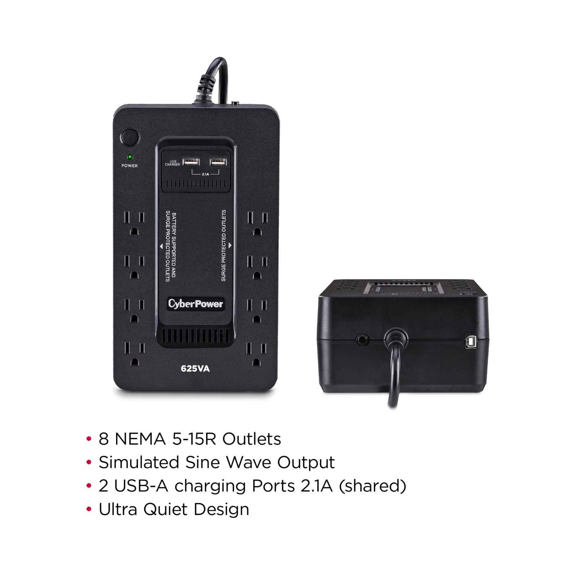 CyberPower ST625U 8-Outlet Standby UPS