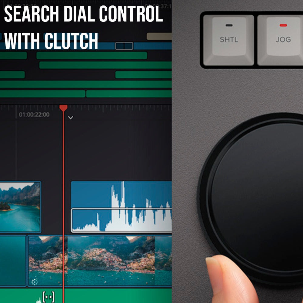 Blackmagic Design USB DaVinci Resolve Editor Full-Size Keyboard (Black)