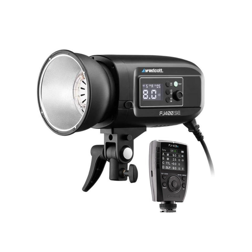 Westcott FJ400-SE Studio Strobe 400Ws with FJ-X3 S Wireless Flash Trigger Bundle