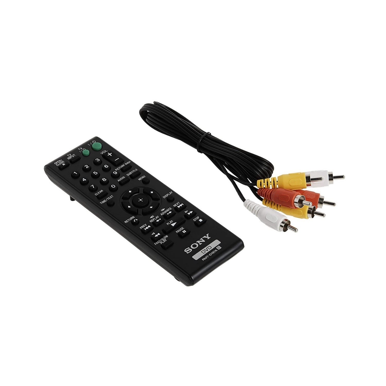 Sony DVP-SR510H 1080p Upscaling DVD Player with 8ft High-definition Vide/Audio Silver Cable