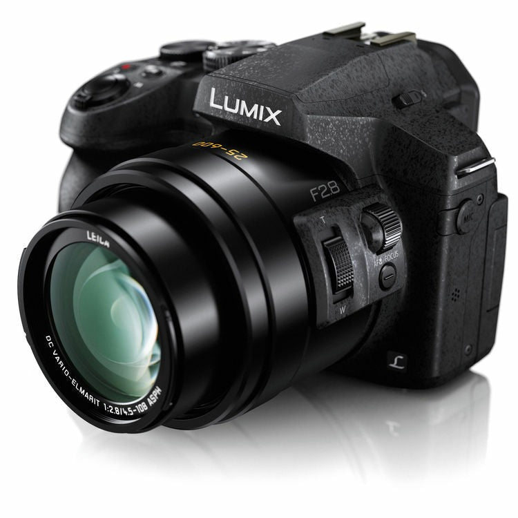 Panasonic LUMIX FZ300 Digital Camera, 4K, 24x f/2.8 Zoom (Black) (Certified Refurbished)