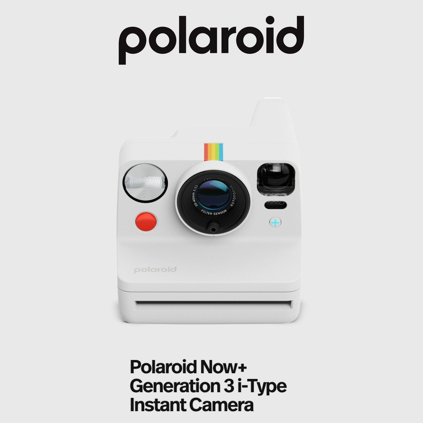 Polaroid Now Plus Generation 3 Instant Camera with Two-Lens AF System and Manual Mode (White) Bundle