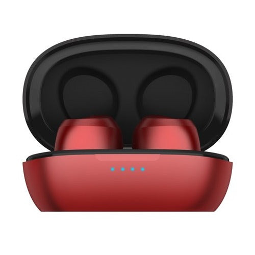 Ausounds True Wireless Hybrid Active Noise Cancelling Earbuds (Red)