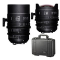 Sigma 14mm and 135mm Lenses for Canon EF Mount with Case