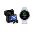 Garmin Venu 4 41mm Silver/Periwinkle Fitness Smartwatch Bundle with T710 True Wireless Earbuds