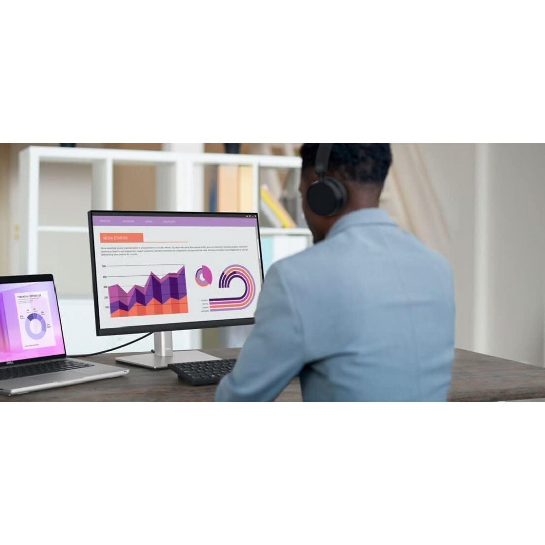 Dell P2223HC 21.5" Full HD IPS Monitor, USB-C Hub (Refurbished)