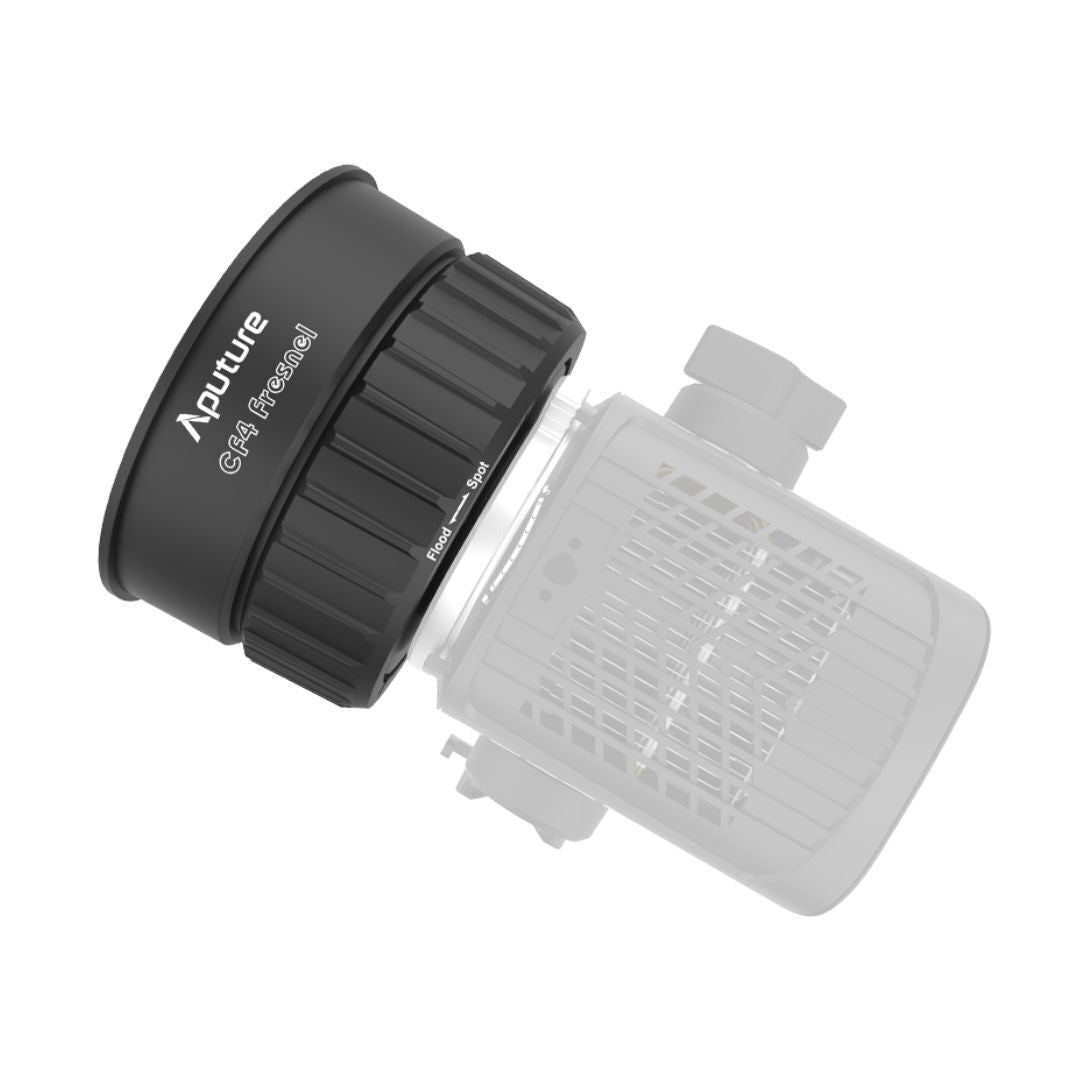 Aputure CF4 Fresnel for Storm 80c Fixture with 4-Inch Diameter Lens and Mini ProLock Mount (Black)
