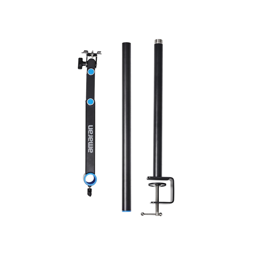 Amaran Verge Max Kit - Charcoal (US) with Light Control Grid and Stand Adapter