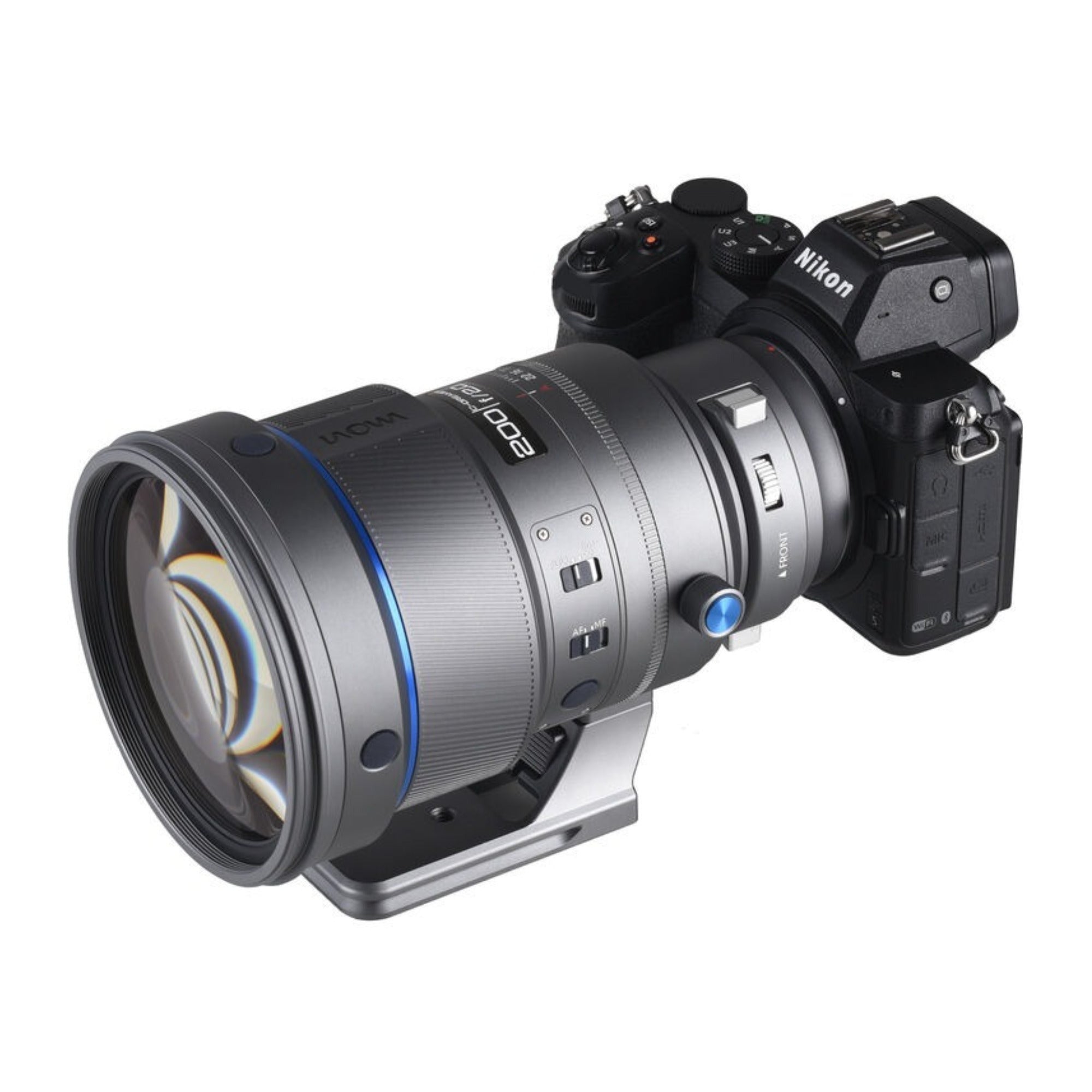Laowa 200mm f/2 AF FF Telephoto Prime Lens (Nikon Z, Gray)