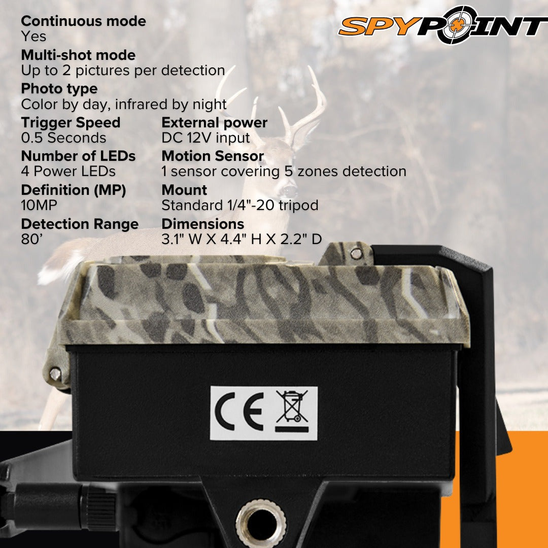 Spypoint LINK-MICRO-LTE Cellular Trail Camera with 32GB Micro SD Card (2-Pack)