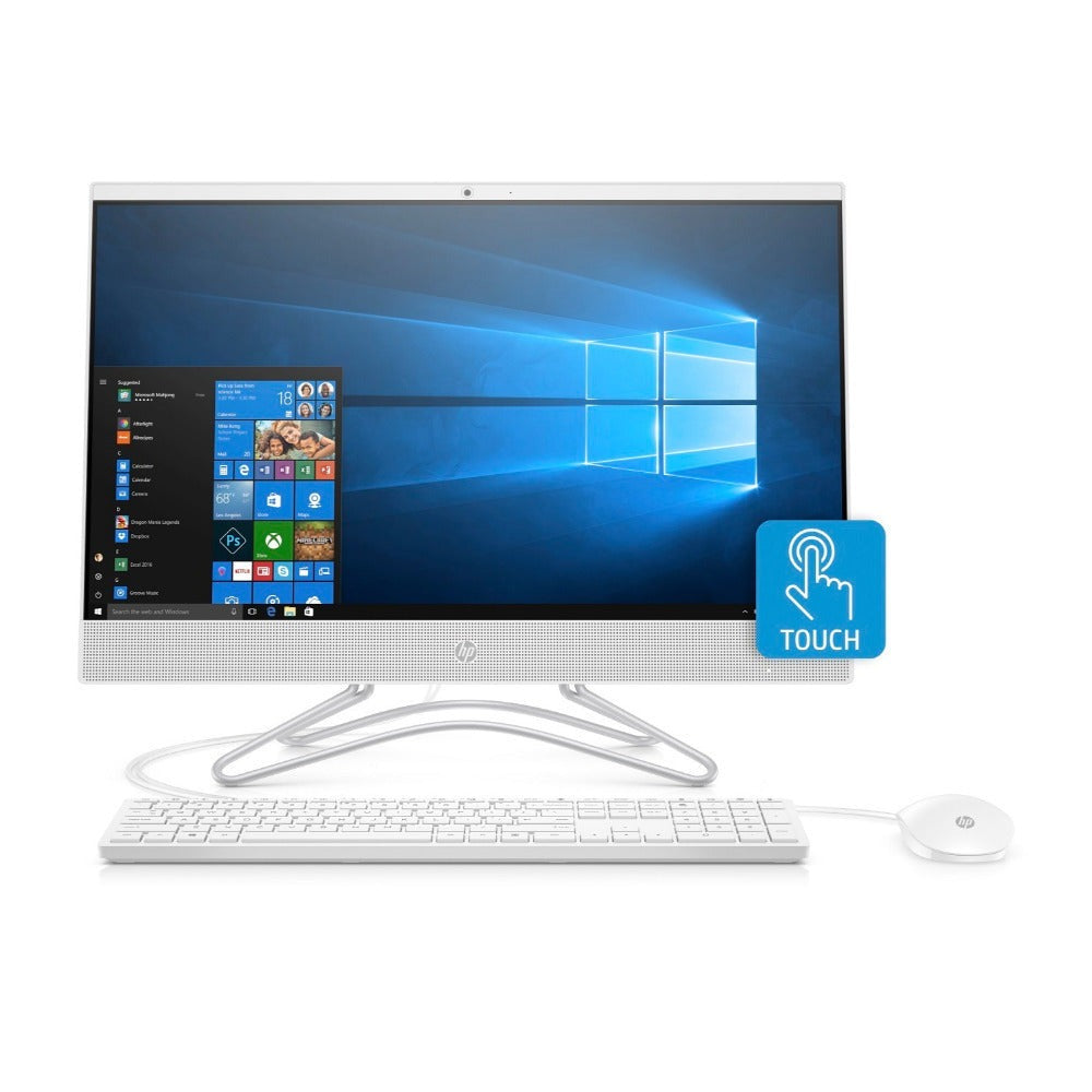 HP 24-F00 23.8" FHD Touch All-in-One PC, Intel Quad-Core, 8GB RAM, 1TB HDD, Windows 10 Home (Certified Refurbished)