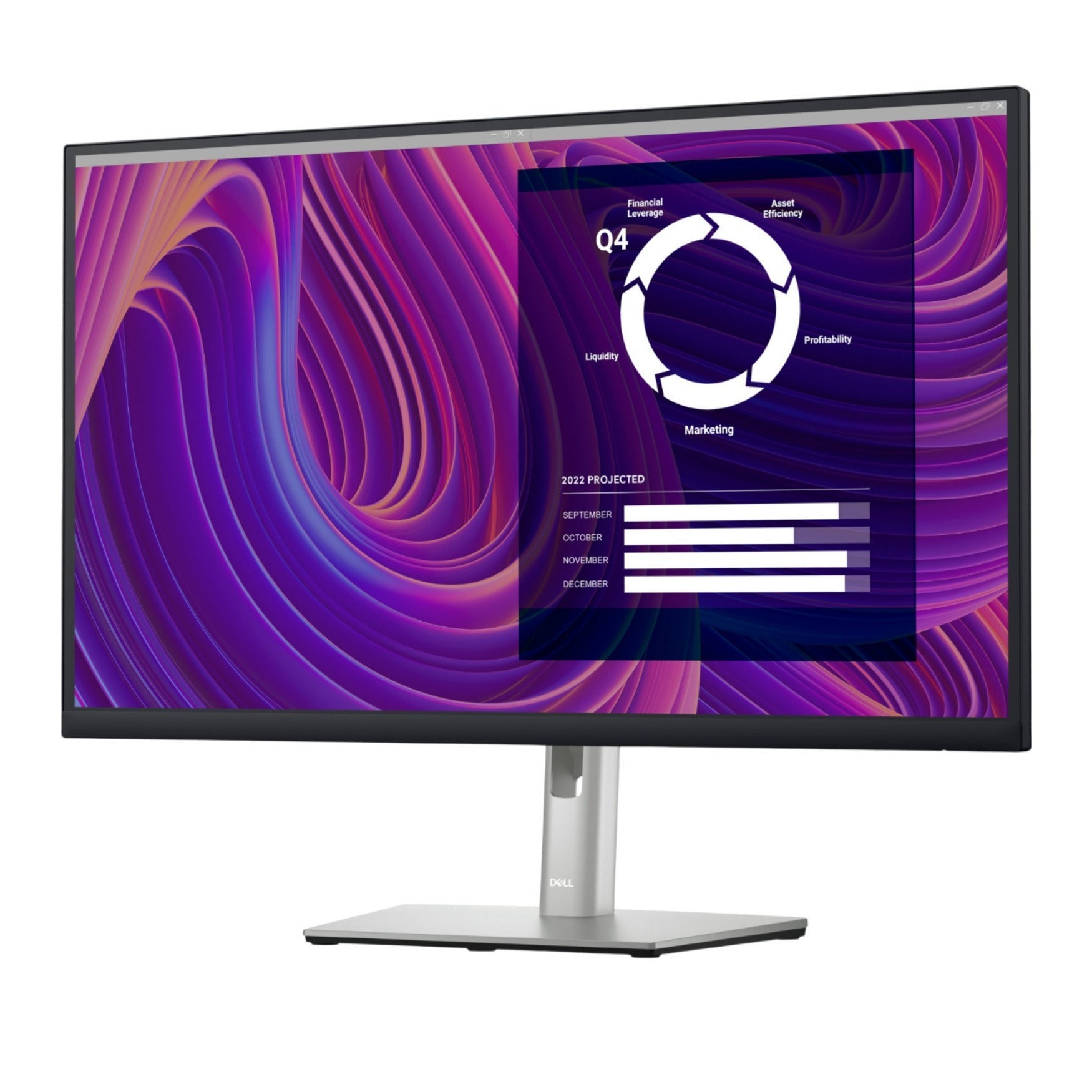 Dell P2723D 27 Inch QHD 1440p LED Backlit LCD Black Monitor with IPS Panel (Used)