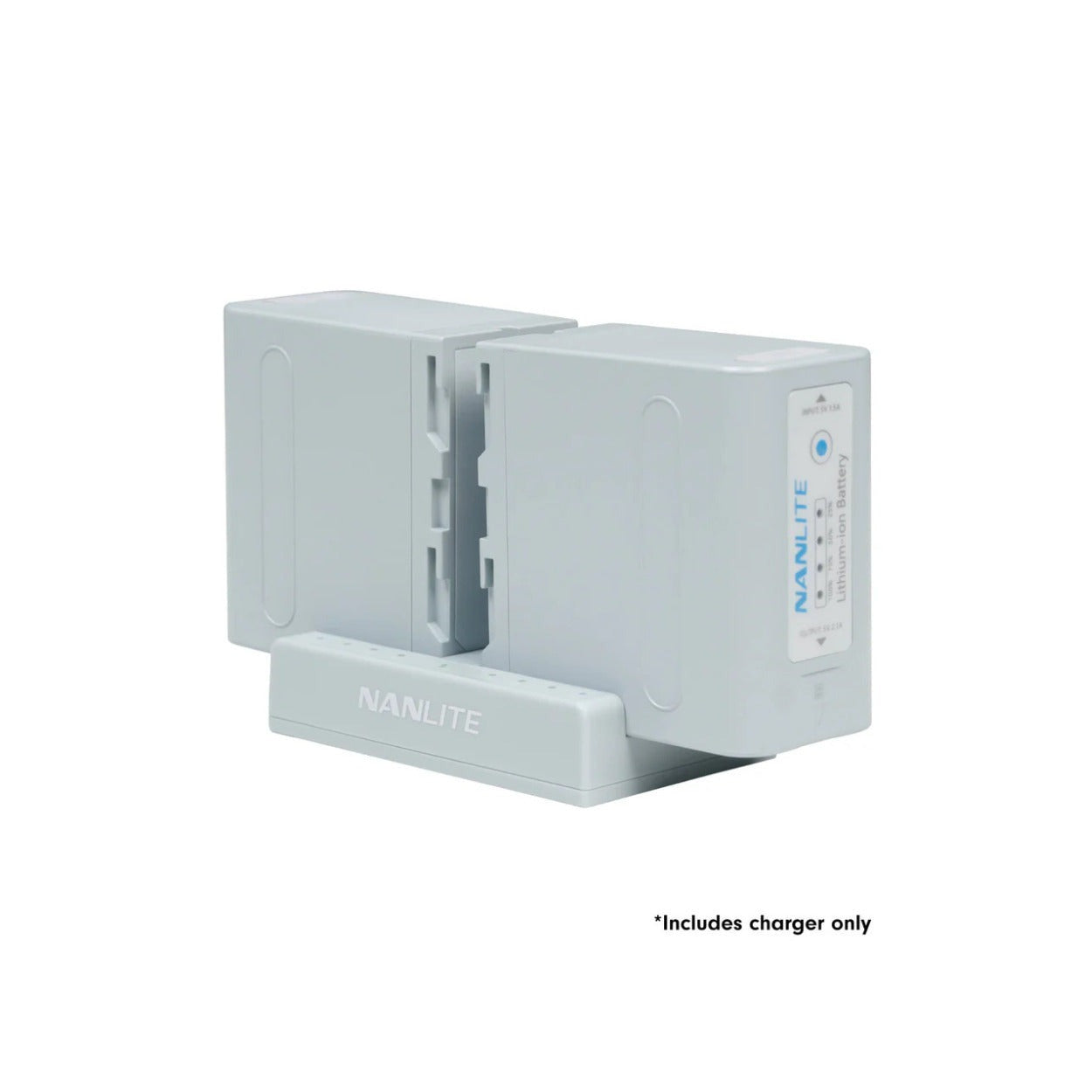 Nanlite Dual-Slot NP-F Battery Charger (Mint Blue)
