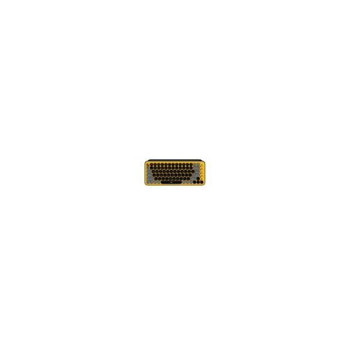 Logitech POP Keys Wireless Mechanical Keyboard with Emoji Keys - Blast Yellow