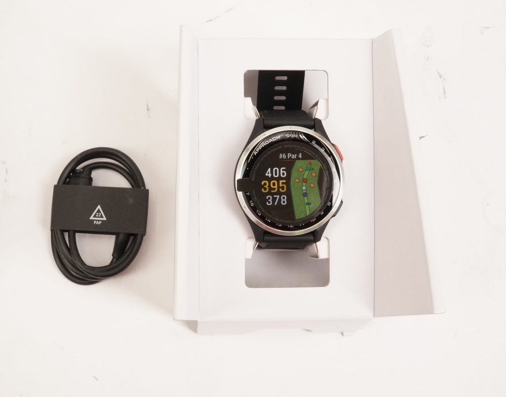 Garmin Approach S44 GPS Golf Smartwatch (Silver/Black) (Used)