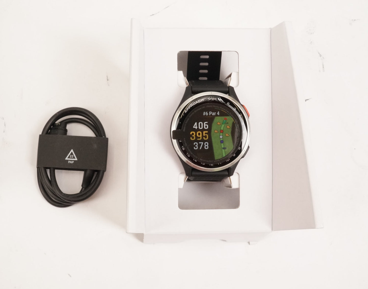 Garmin Approach S44 GPS Golf Smartwatch (Silver/Black) (Used)