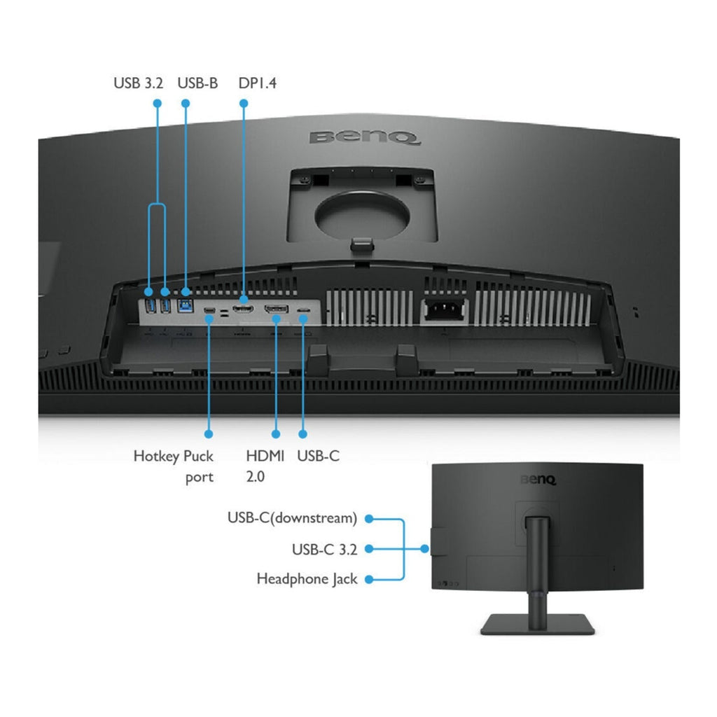 BenQ DesignVue PD2706U 27-inch 4K UHD HDR Designer Monitor with Hotkey Puck G2