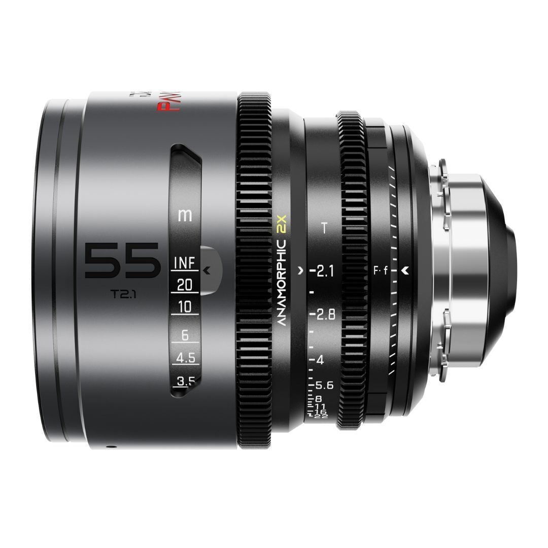 DZOFilm Pavo 2x Anamorphic 6-Lens Set with Neutral Coating, PL or EF Mount (Space Gray and Black)