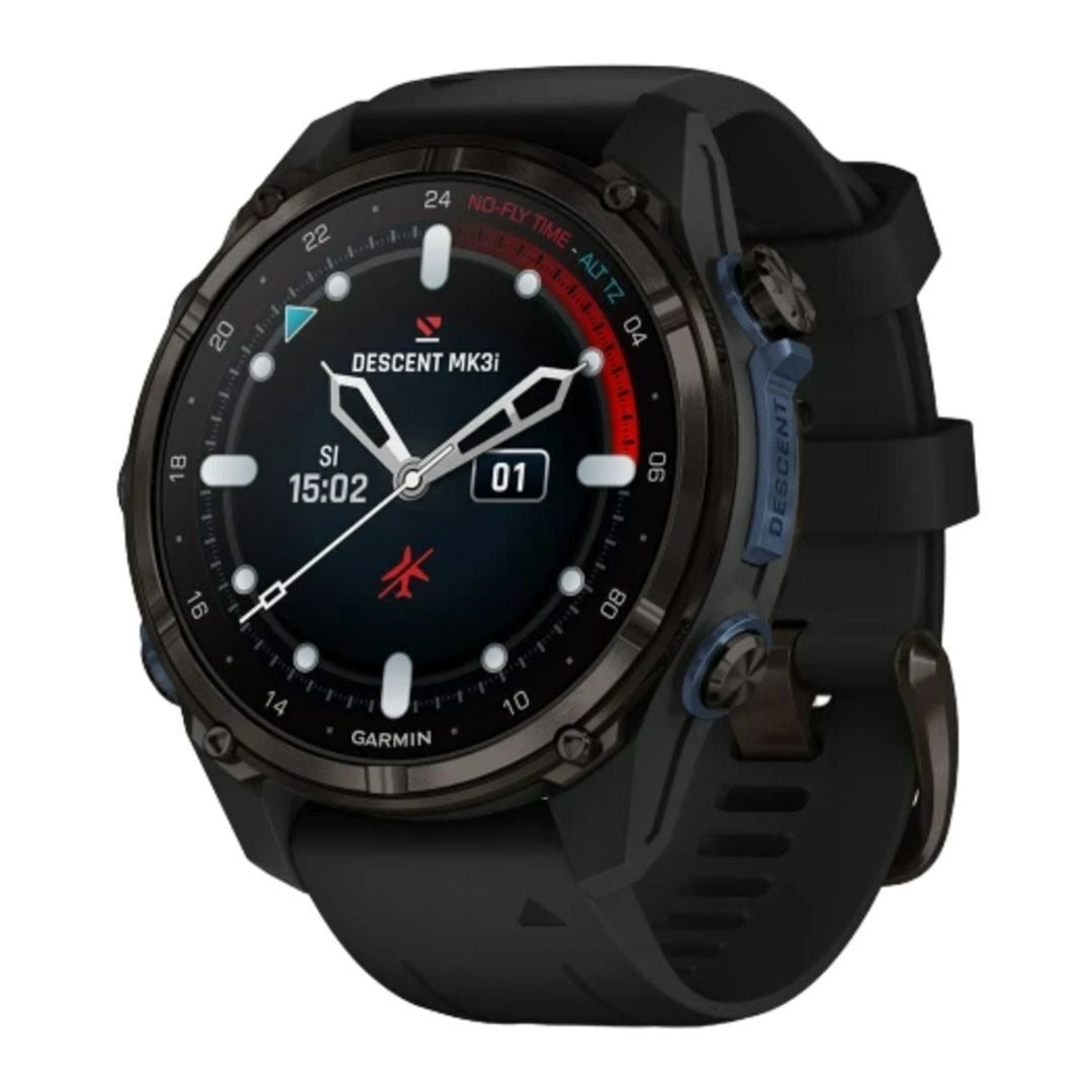 Garmin Descent Mk3i Watch Style-Dive Computer (51mm, Carbon Gray with Black Silicone Band)