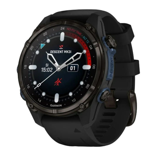 Garmin Descent Mk3i Watch Style-Dive Computer (51mm, Carbon Gray with Black Silicone Band)