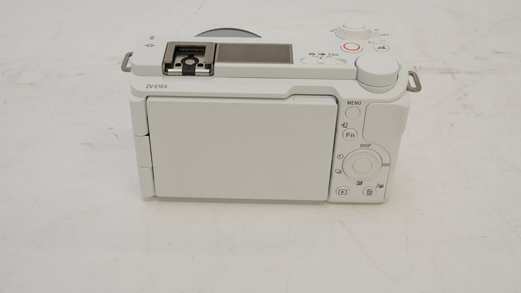Sony Alpha ZV-E10 II APS-C Mirrorless Content Creators Camera Body (White) (Open Box)