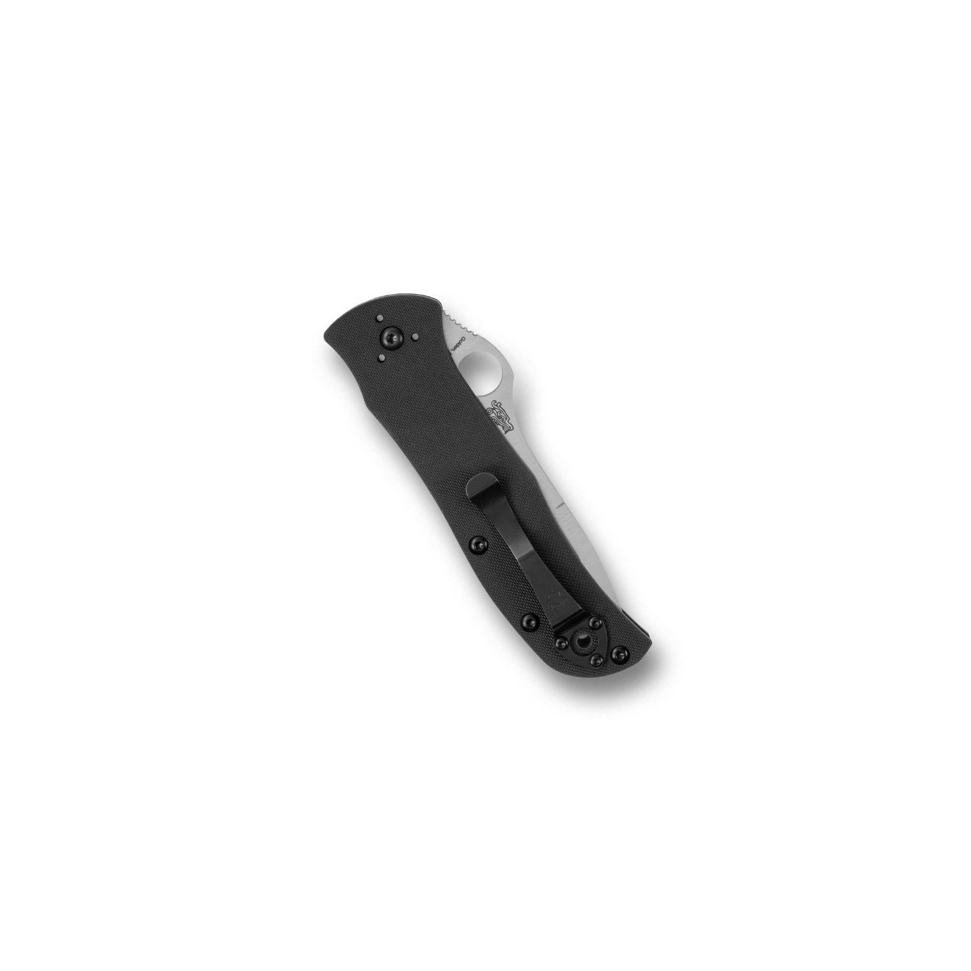 Spyderco Starmate Black G-10 CPM 20CV Sprint Run Folding Knife with LinerLock