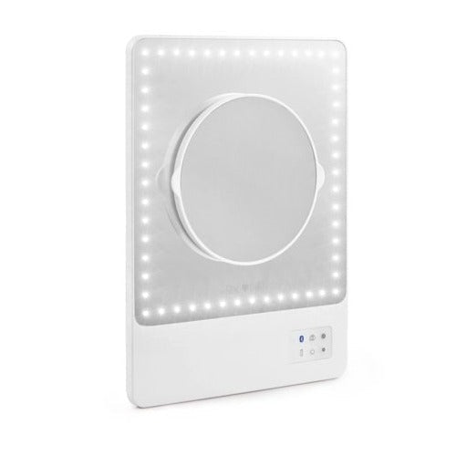 Glamcor RIKI LOVES RIKI RIKI SKINNY Portable 13 x 9.5-Inch Vanity Mirror (White)