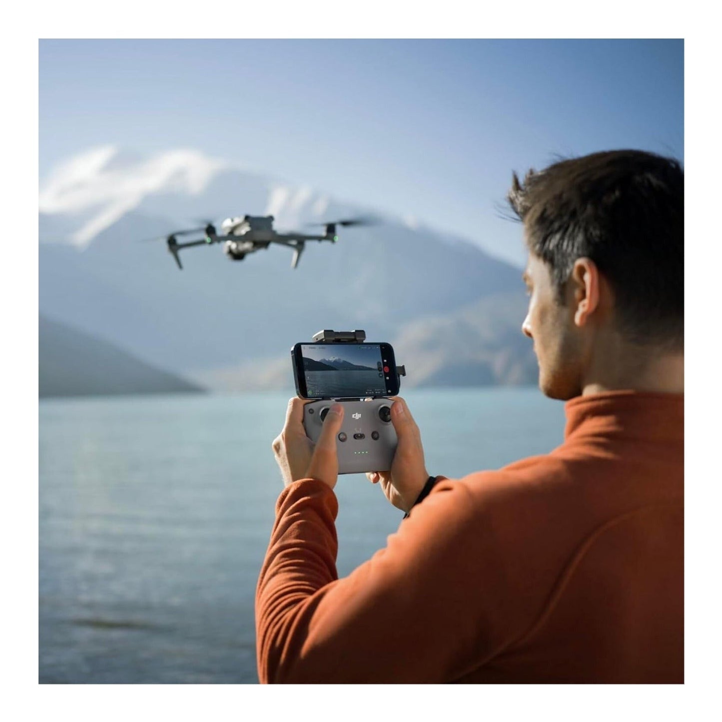 DJI Air 3S Dual Camera Drone Fly More Combo with 128GB microSDXC UHS I Class 10 A2 V30 Memory Card