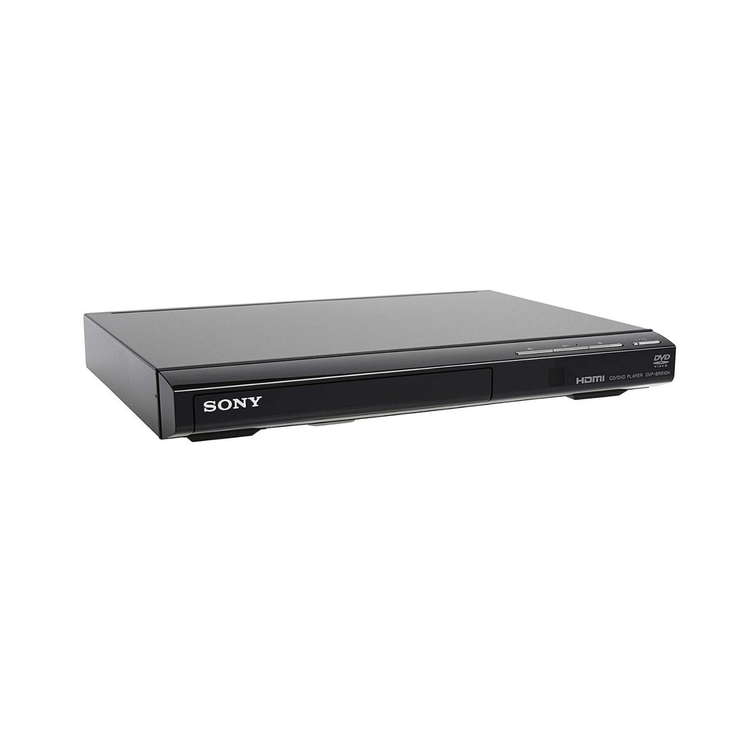 Sony DVP-SR510H 1080p Upscaling DVD Player with 8ft High-definition Vide/Audio Silver Cable