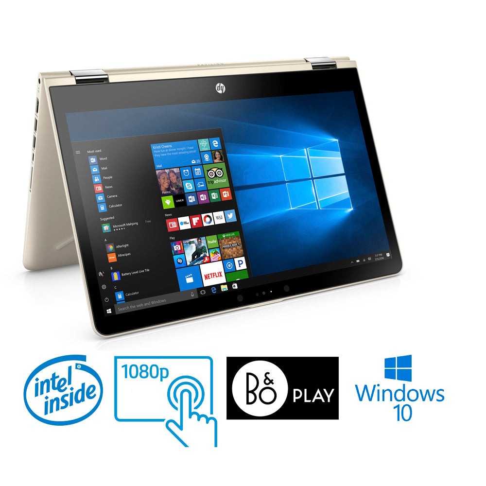 HP Pavilion 15-br x360 15.6" Full HD Touch Convertible Laptop, Intel Pentium, 6GB RAM (Refurbished)