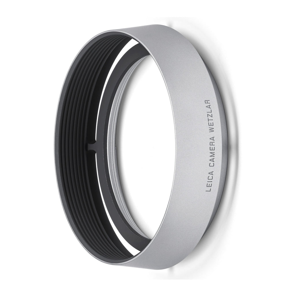 Leica Retro Look Round Aluminum Made Leica Q3 Suitable Lens Hood (Silver)