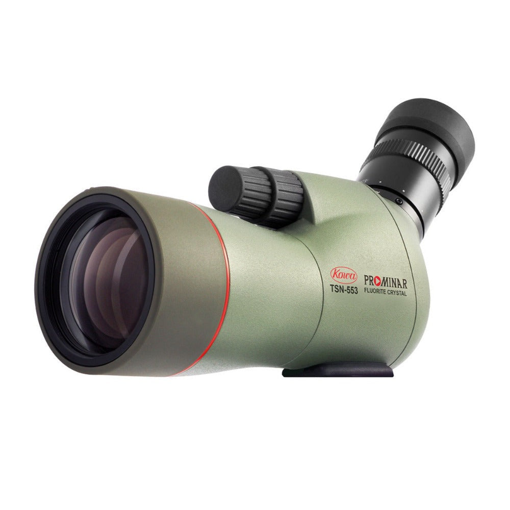 Kowa 55mm Fluorite Prominar Angled Spotting Scope with Lens Pen and Stay-On Case with Shoulder Strap