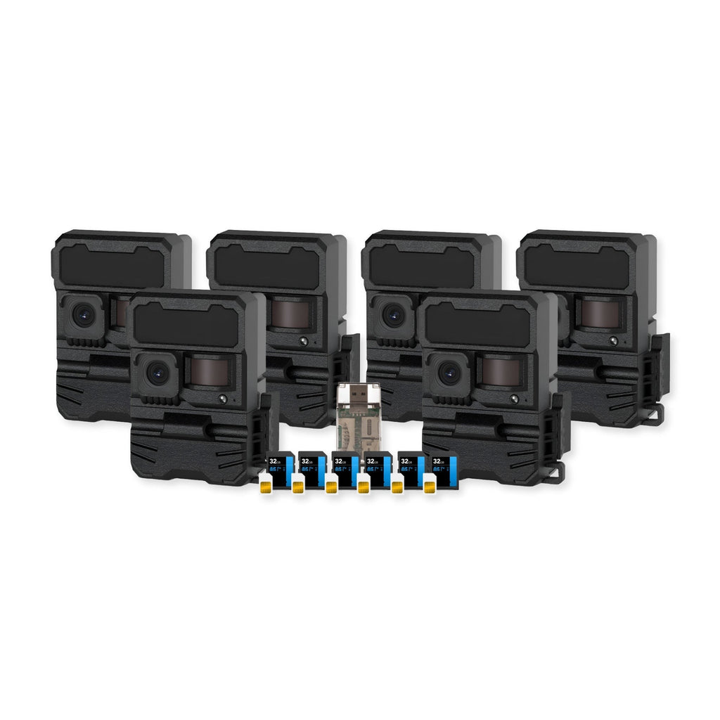 Yellowstone Y2 Black Wide Lens Camera Bundle with Card Reader, and Accessories (6-Pack)
