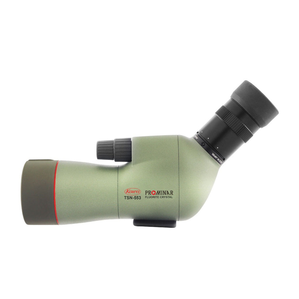 Kowa 55mm Fluorite Prominar Angled Spotting Scope with Lens Pen and Stay-On Case with Shoulder Strap