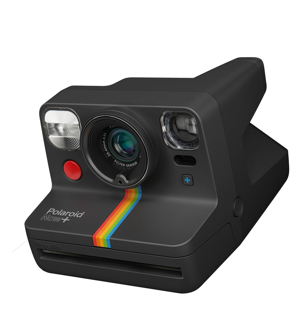 Polaroid NOW+ Instant Film Camera with Black and White Film and Storage Box