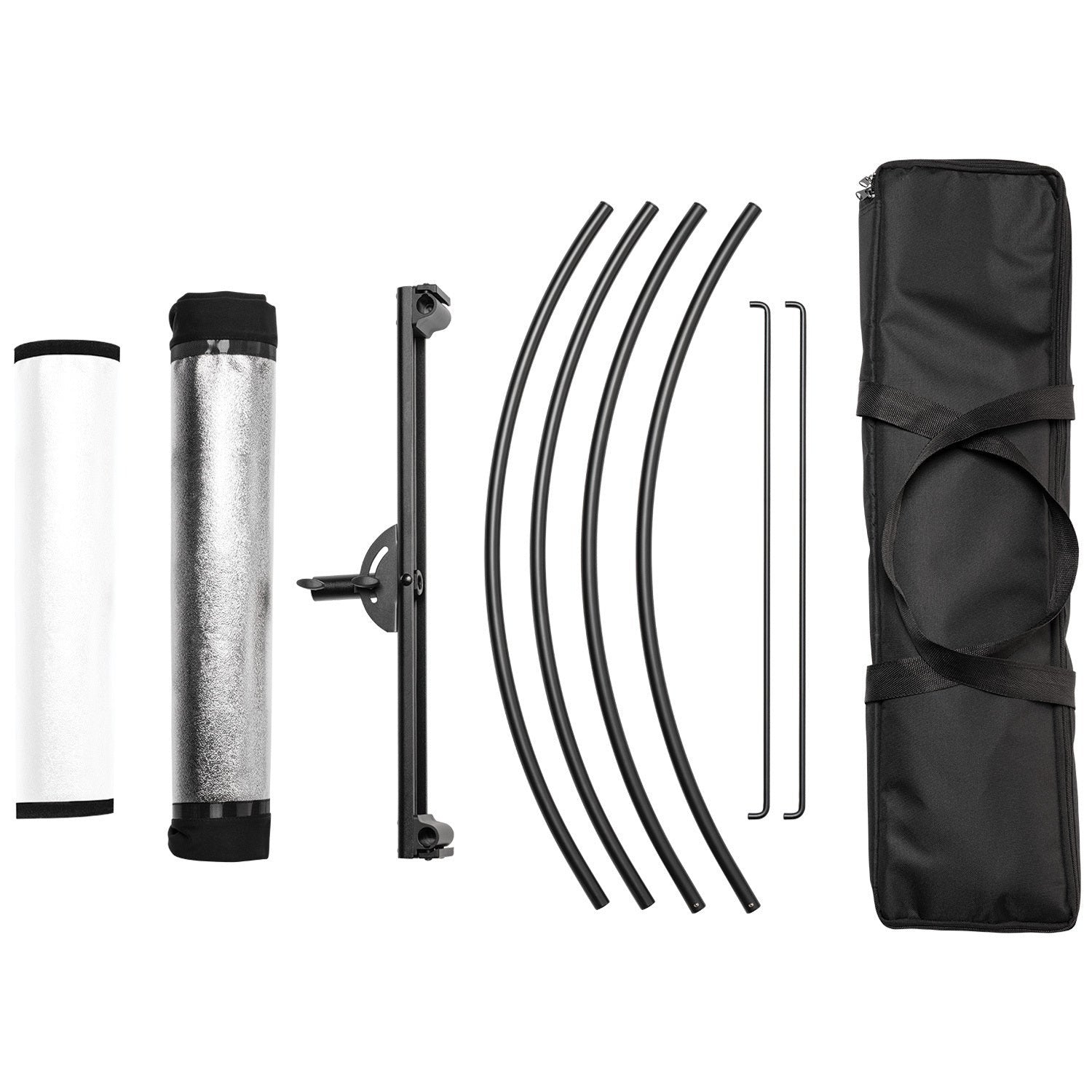 Westcott Eyelighter 3 (Silver, White, and Sunlight Fabric) with 7-Ft Light Stand