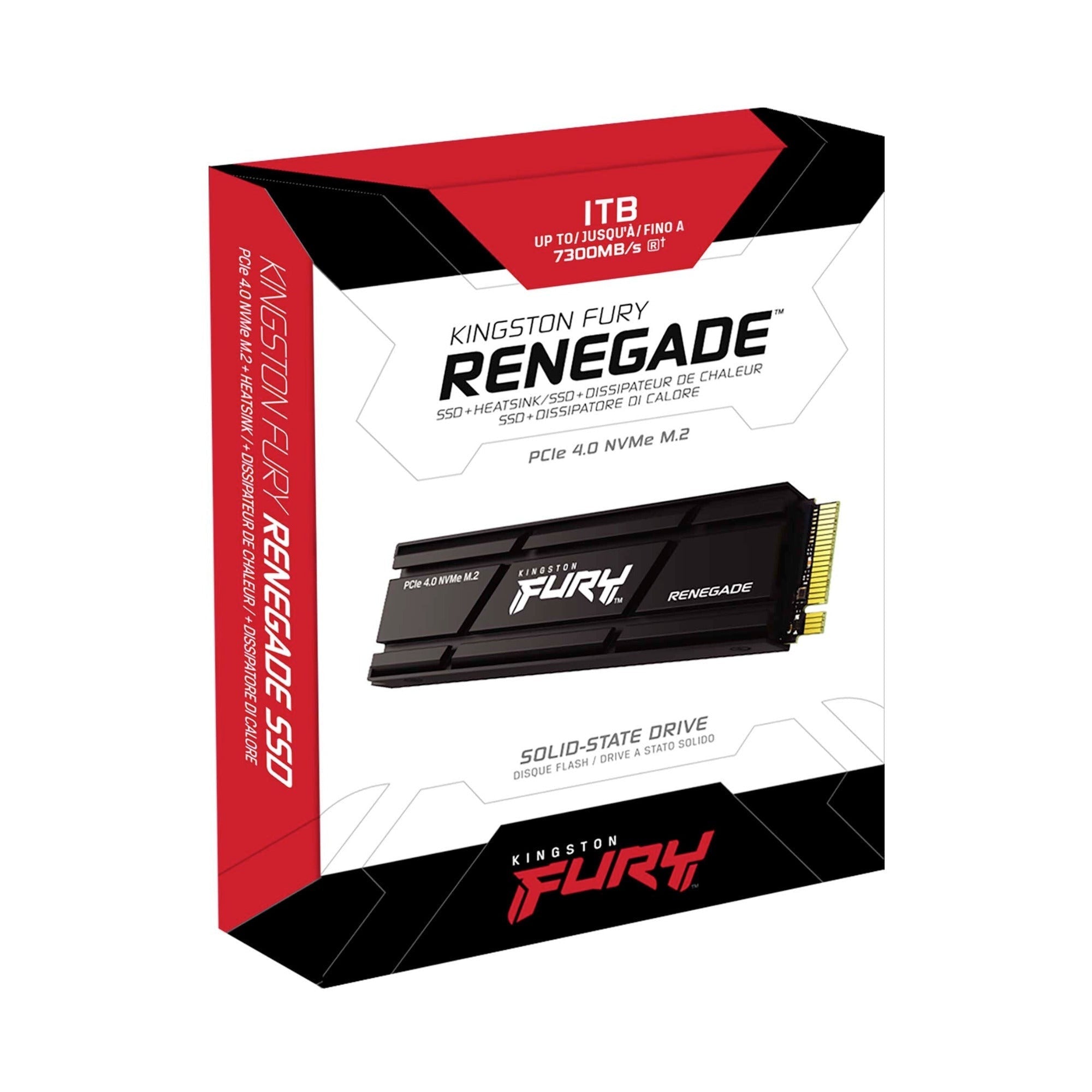 Kingston FURY Renegade 1TB PCIe Gen 4.0 NVMe M.2 Internal Gaming SSD