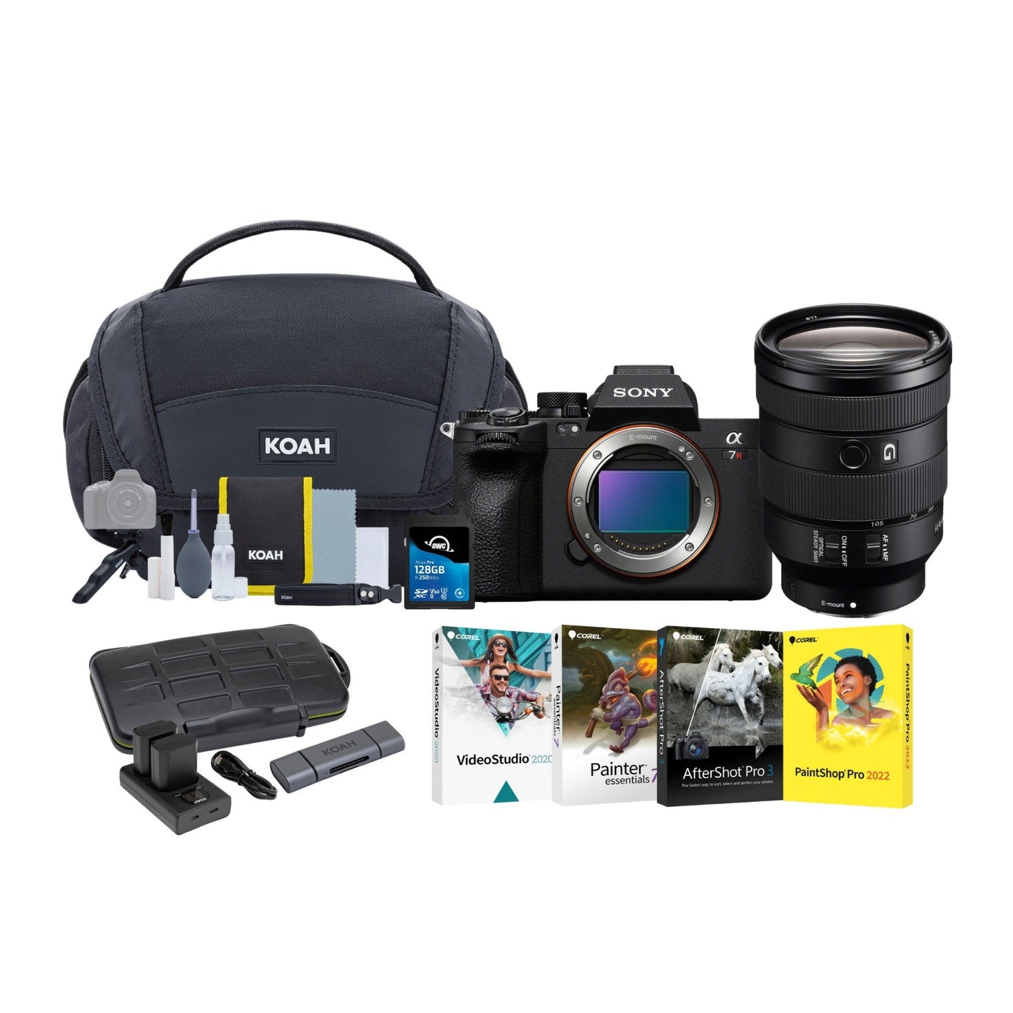 Sony a7R V 61MP Full-Frame Mirrorless Camera with 24-105mm f/4 G OSS Lens Bundle